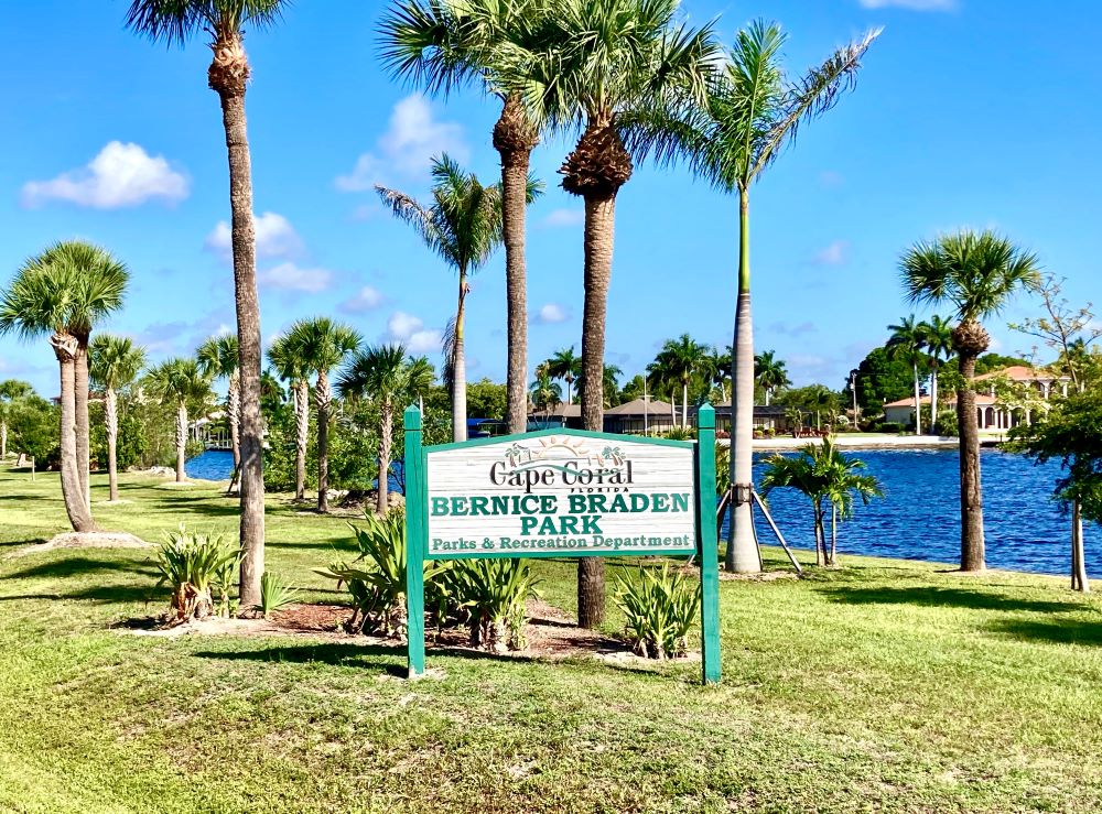 Bernice Braden Park Sign